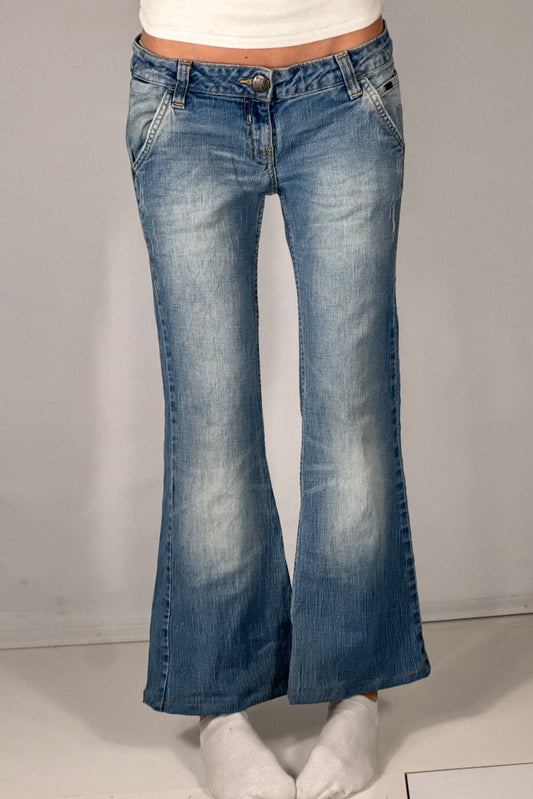 Lågmidjade jeans stl: M