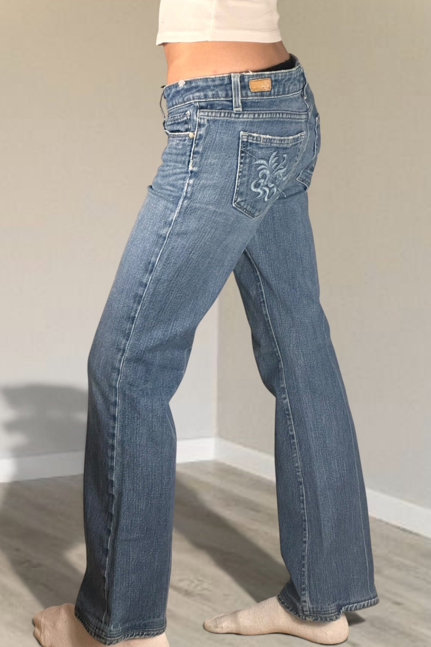 Lågmidjade jeans stl: S