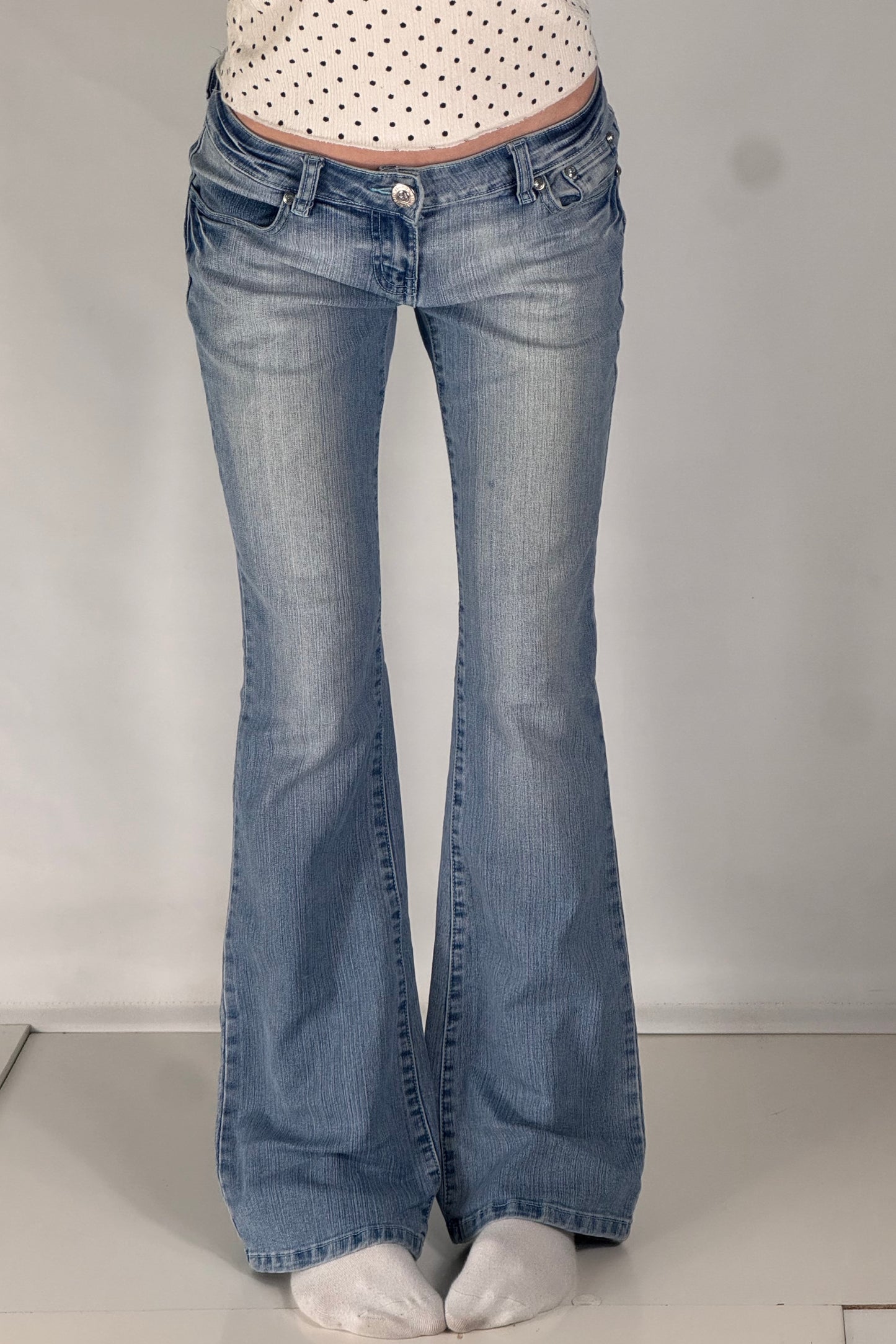 Lågmidjade jeans stl: S