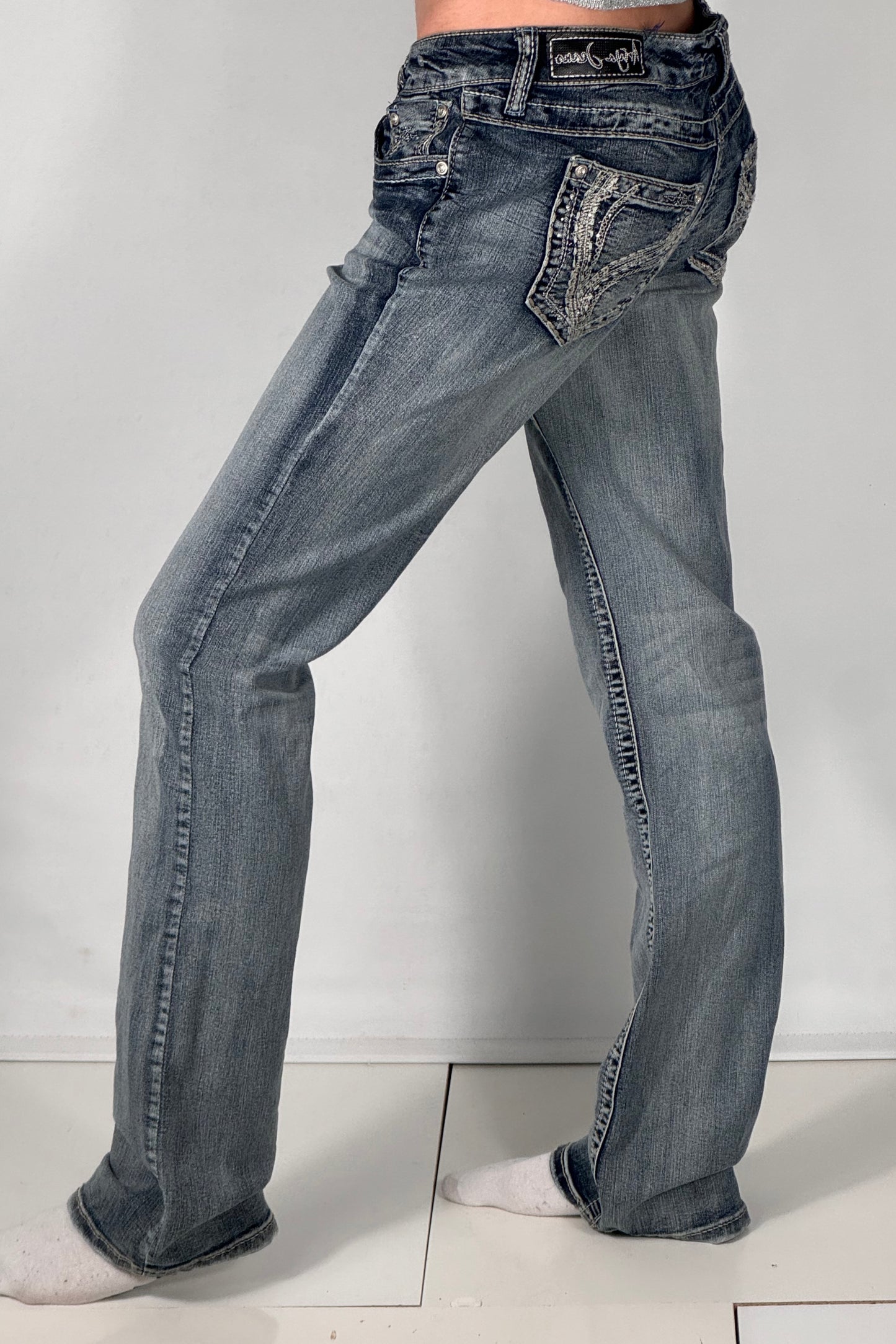 Lågmidjade jeans stl: S