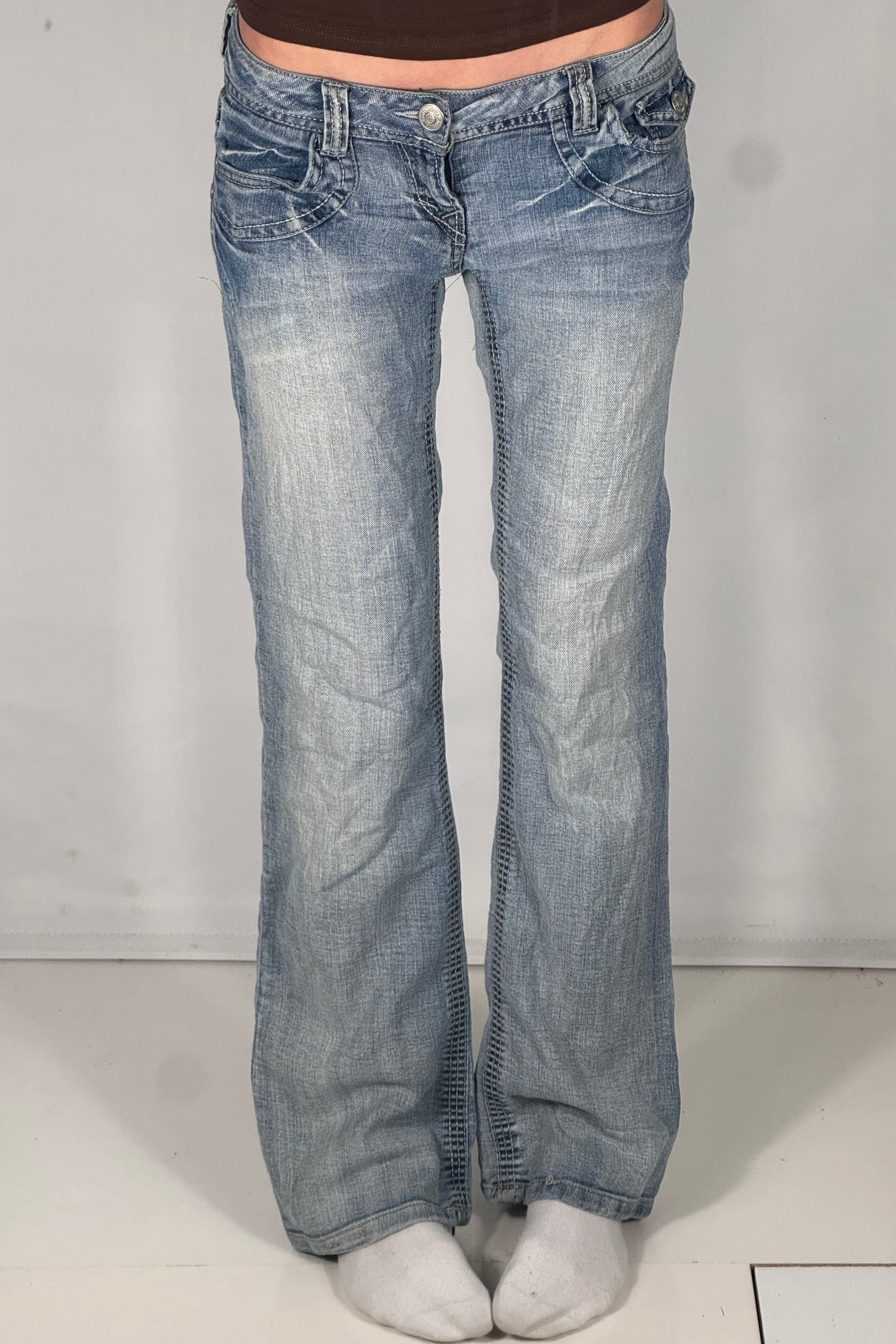 Lågmidjade jeans stl: XS/S