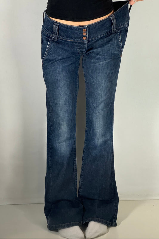 Lågmidjade jeans stl: M