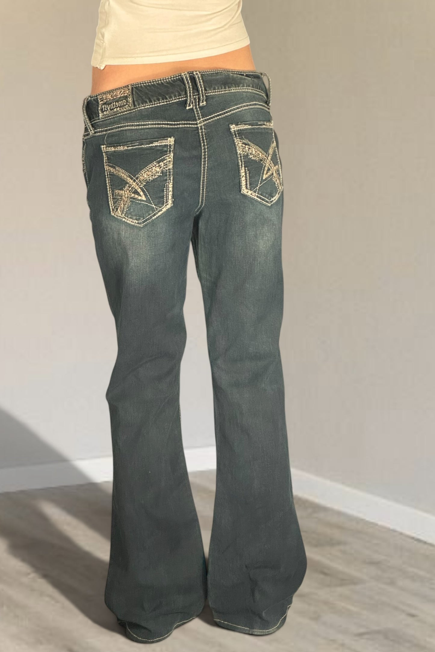 Lågmidjade jeans stl: M