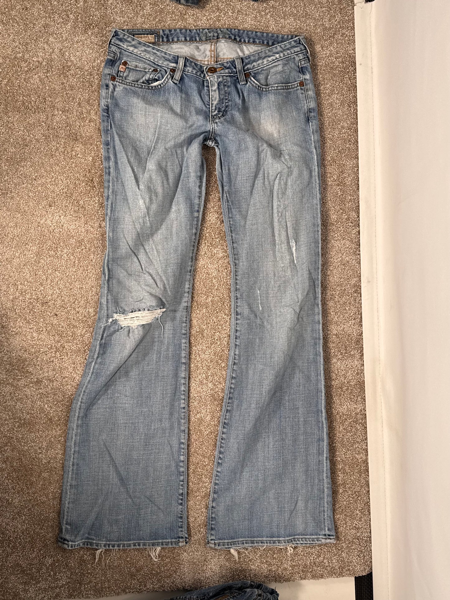 Lågmidjade jeans stl: S/M