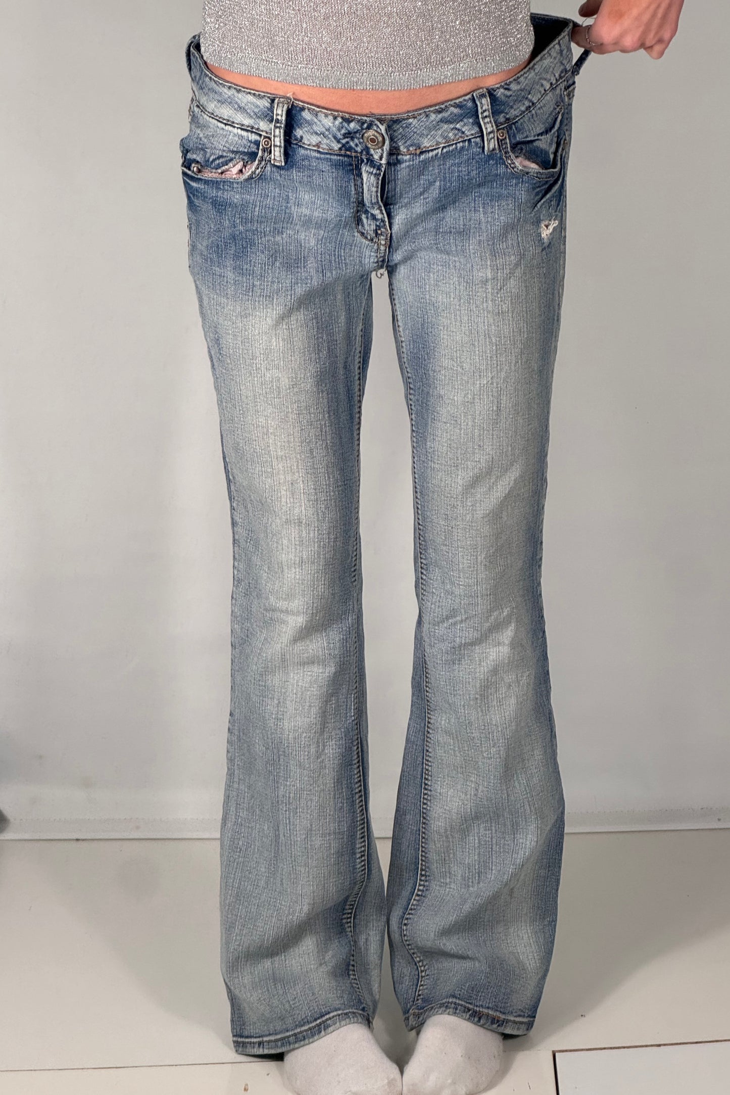 Lavlivsjeans str: M