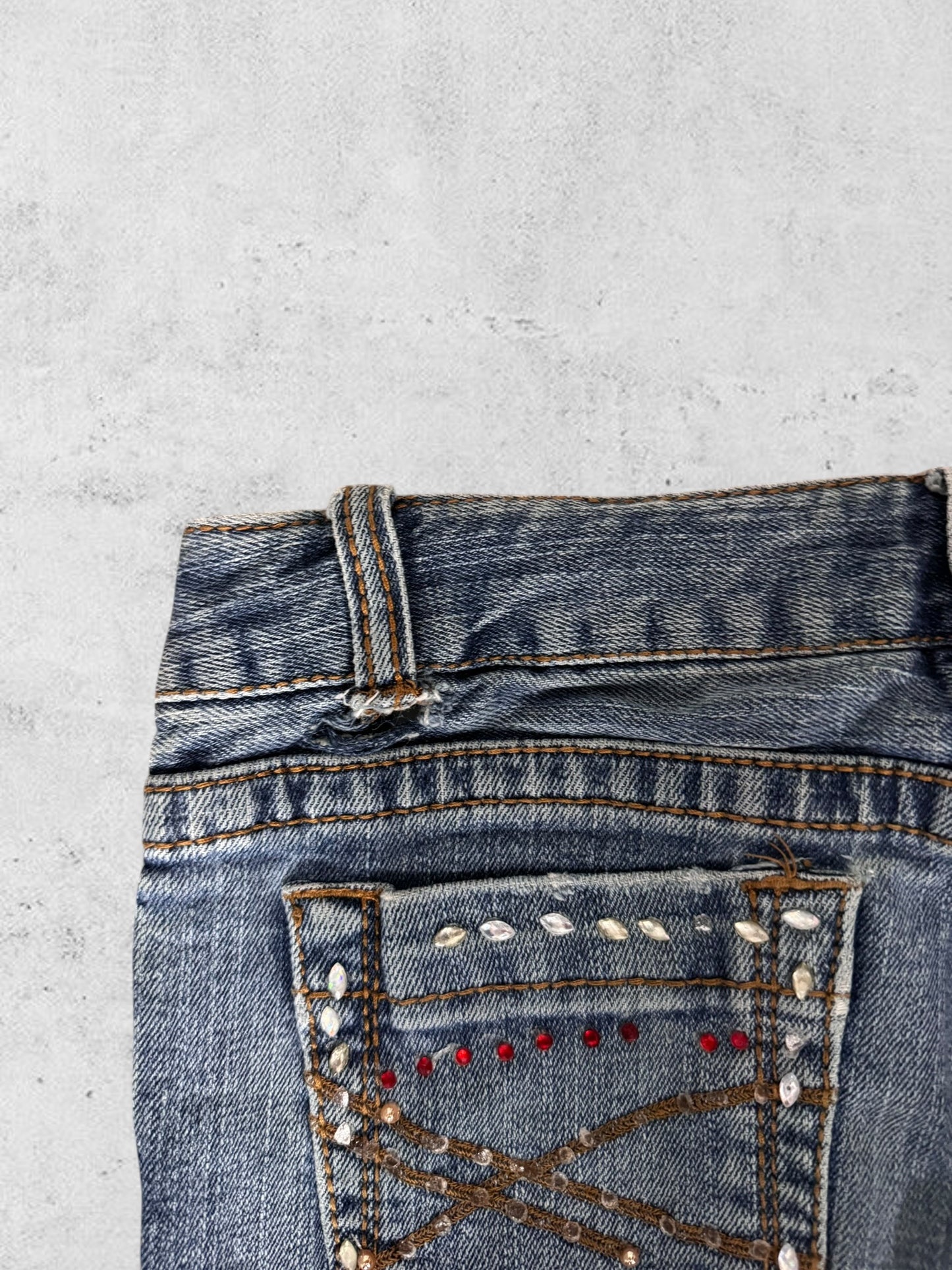 Lågmidjade jeans stl: XXS