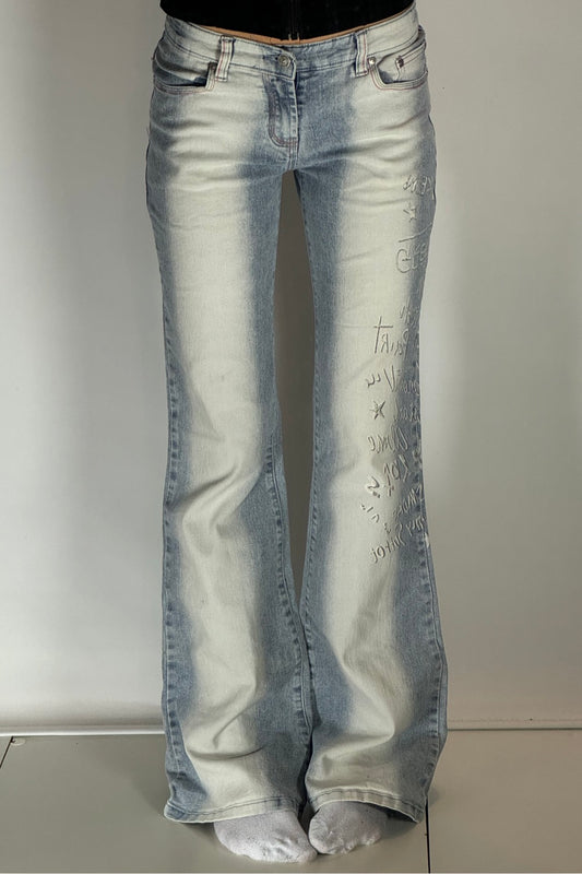 Lågmidjade jeans-stl: XS