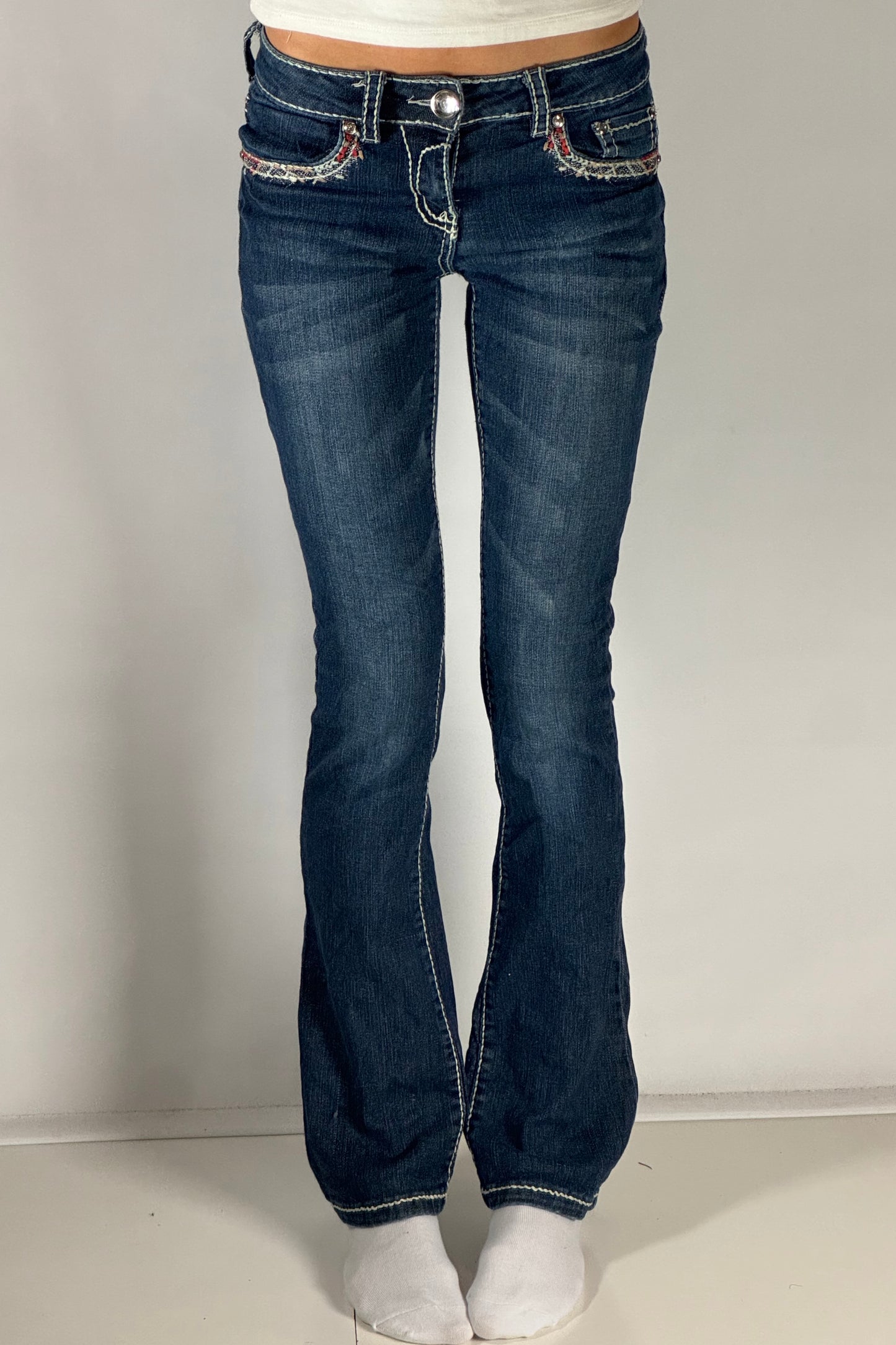 Lågmidjade jeans stl: XXS
