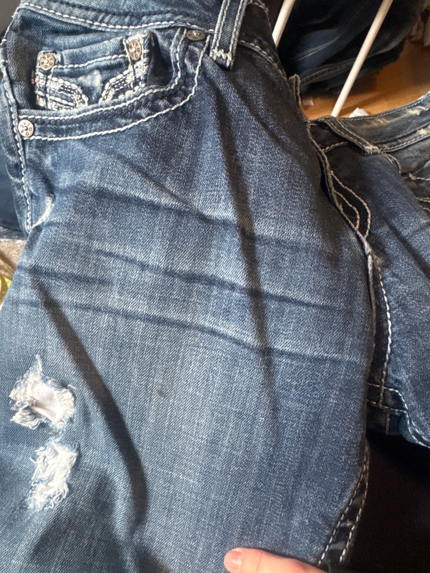 Lågmidjade jeans stl: M