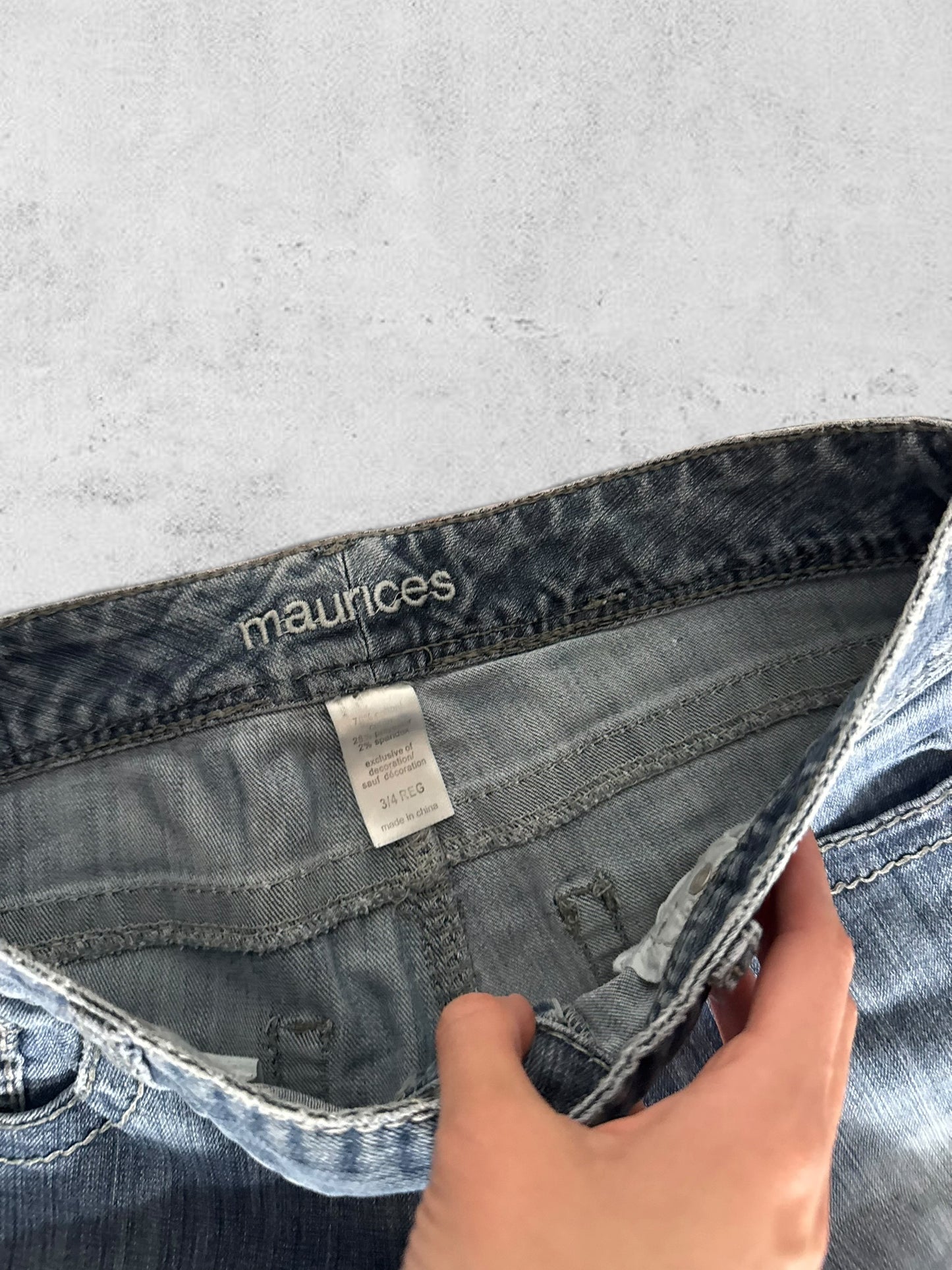 Lågmidjade jeans stl: S