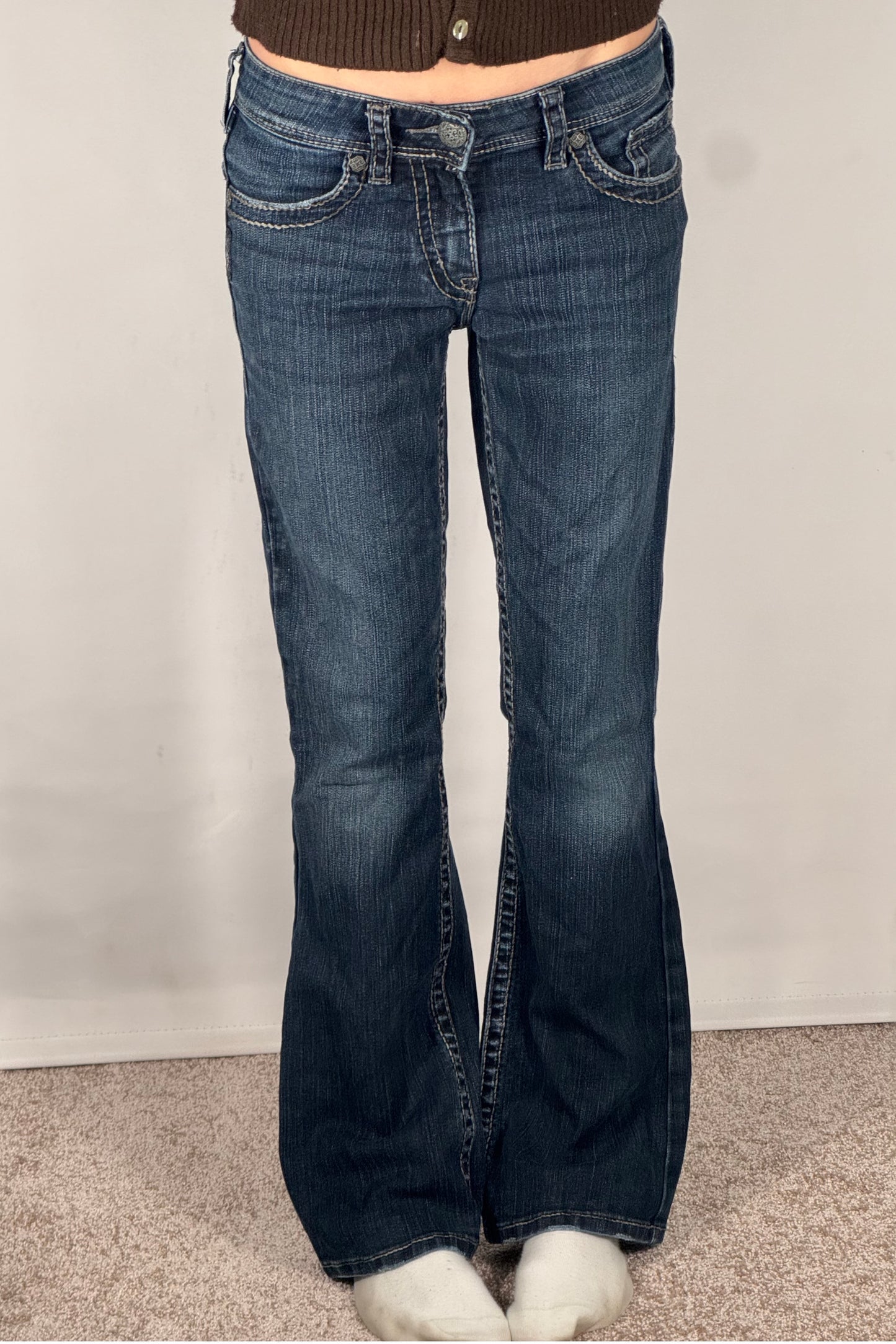 Lågmidjade jeans stl: XS