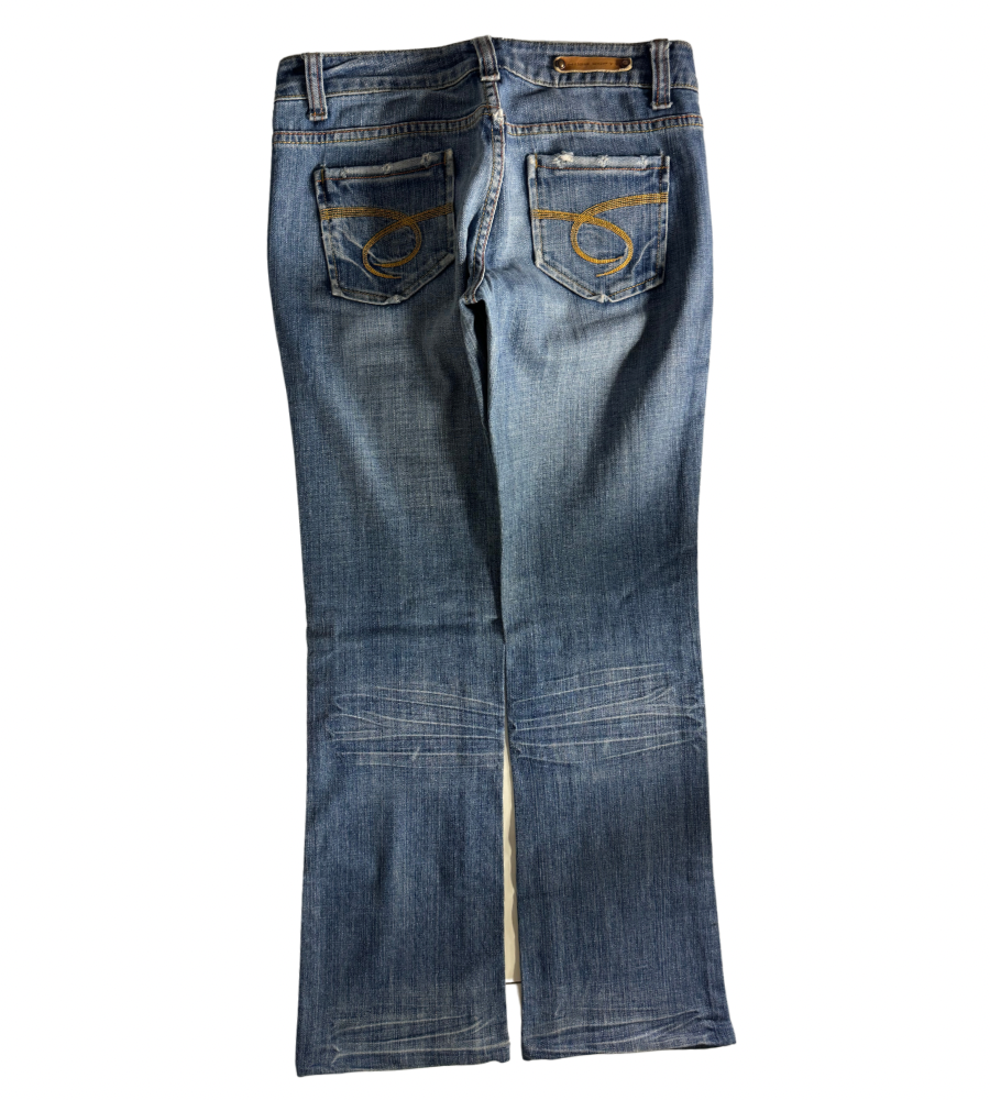 Lågmidjade jeans–stl: XS