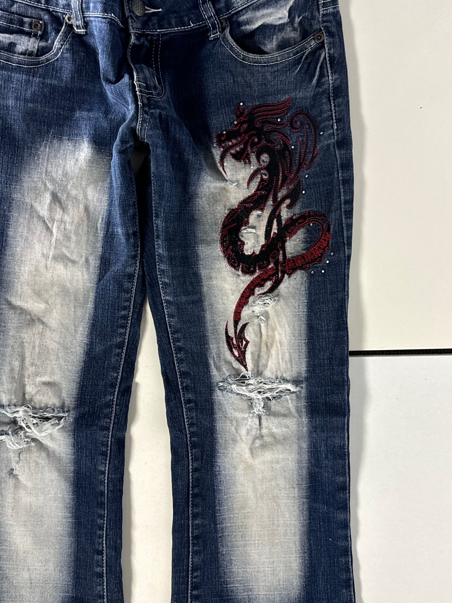 Lågmidjade jeans stl: S