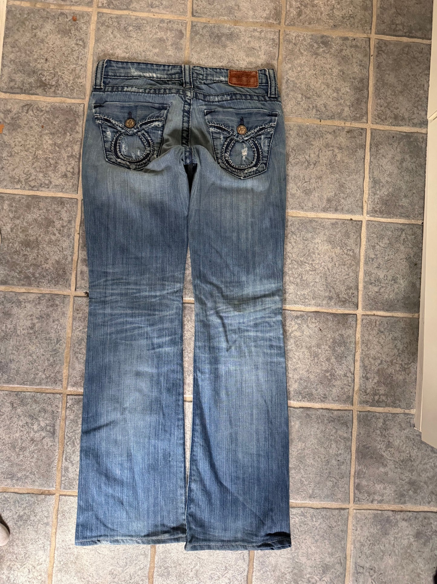 Lågmidjade jeans stl: S