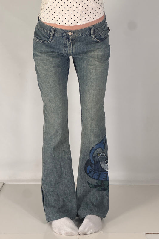Lågmidjade jeans stl: XS/S