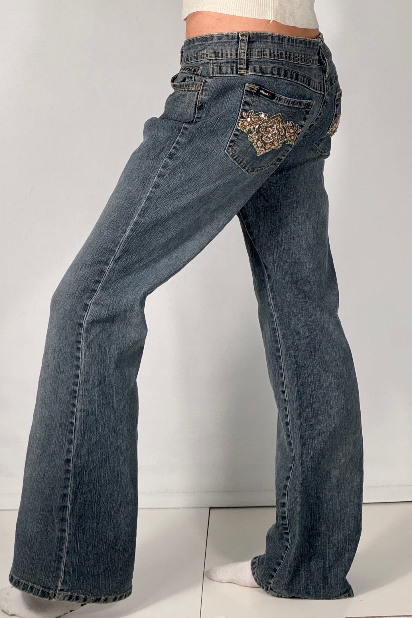 Lågmidjade jeans stl: S/M