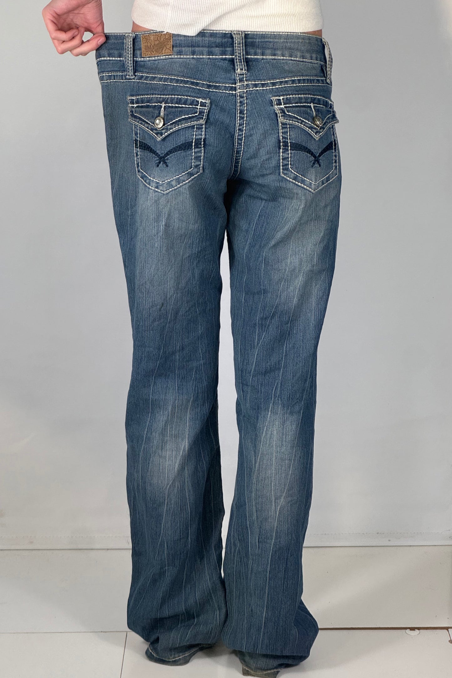 Lågmidjade jeans stl: S