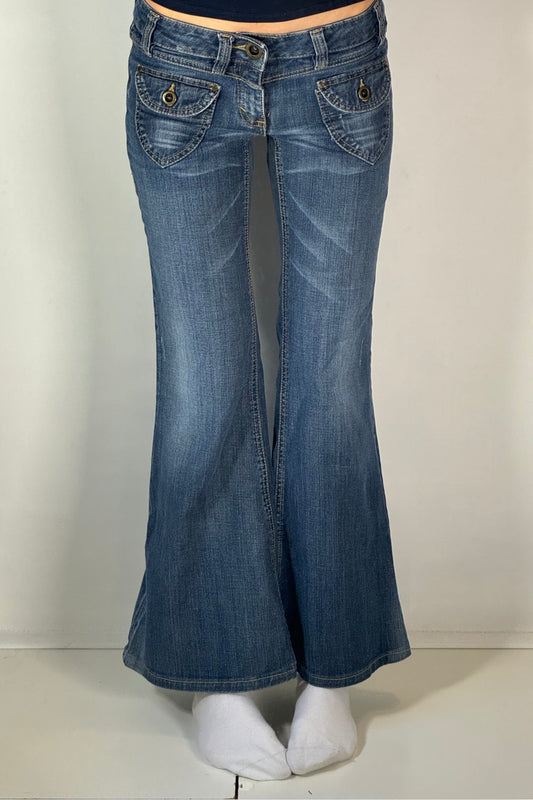 Lågmidjade jeans stl: XS