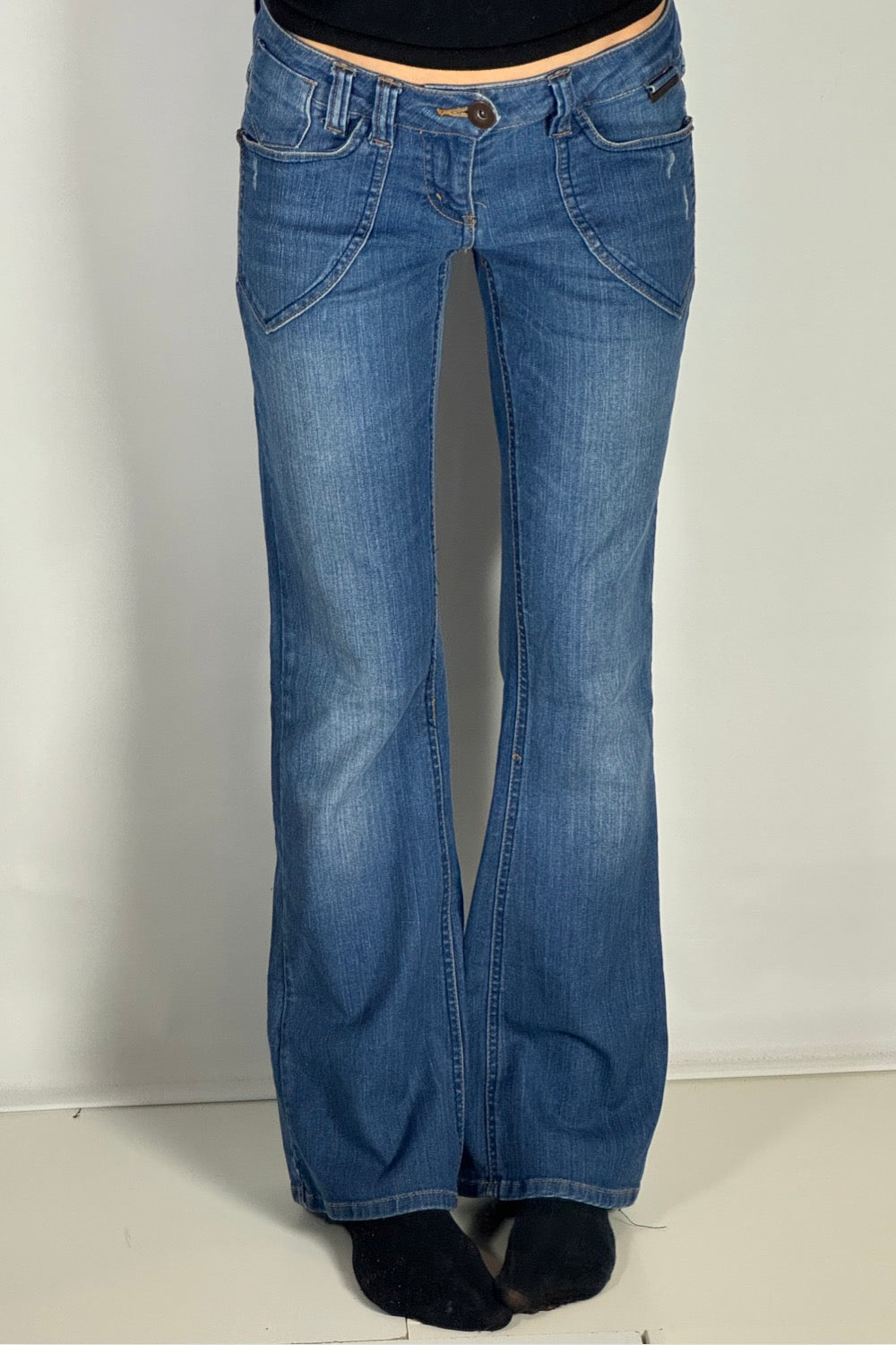 Lågmidjade jeans stl: S