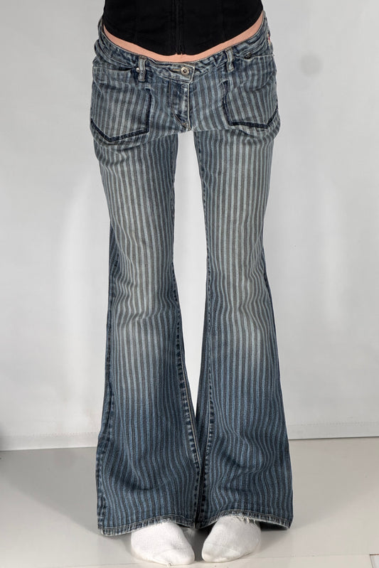 Lavtaljede jeans str: M