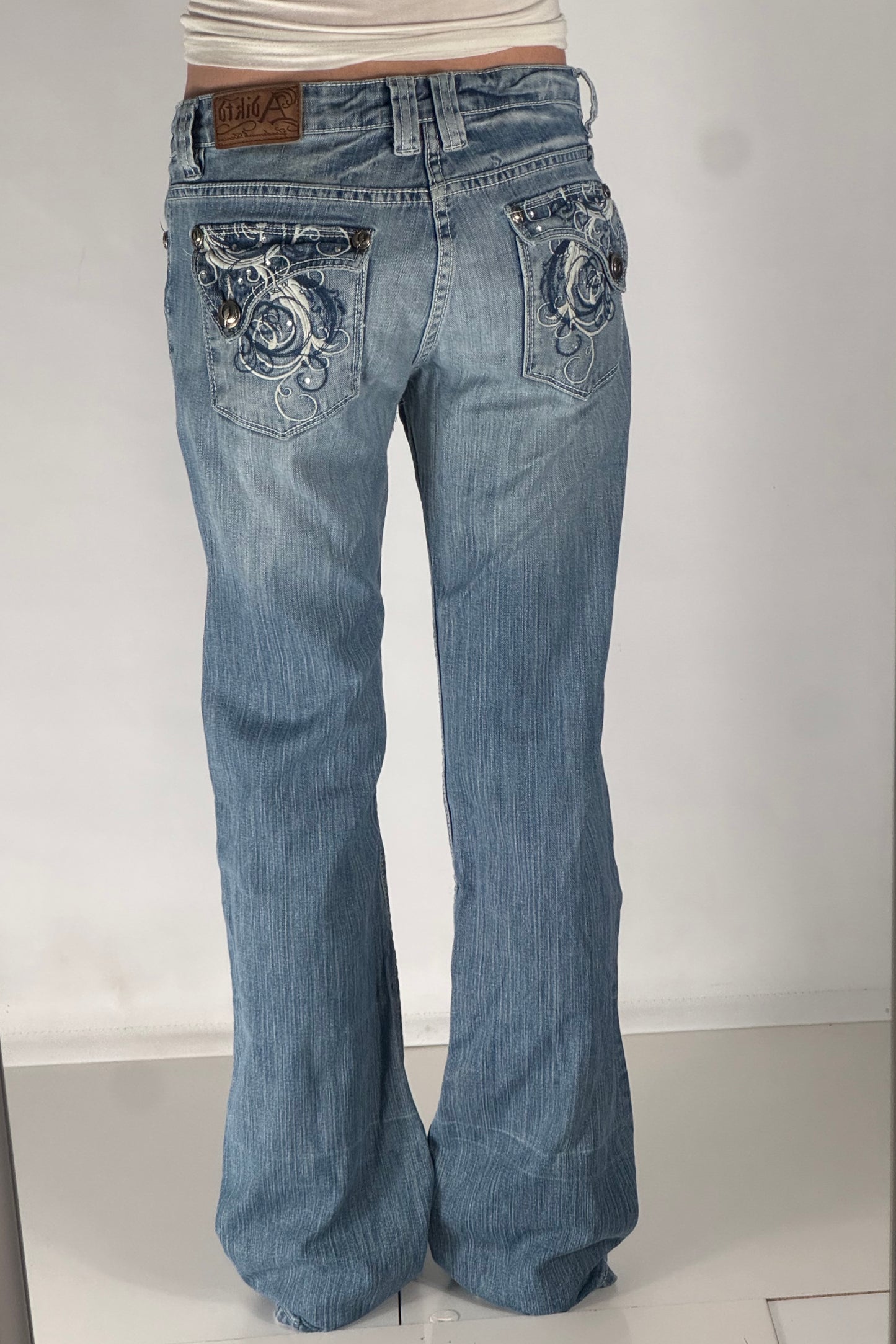 Lågmidjade jeans stl: S
