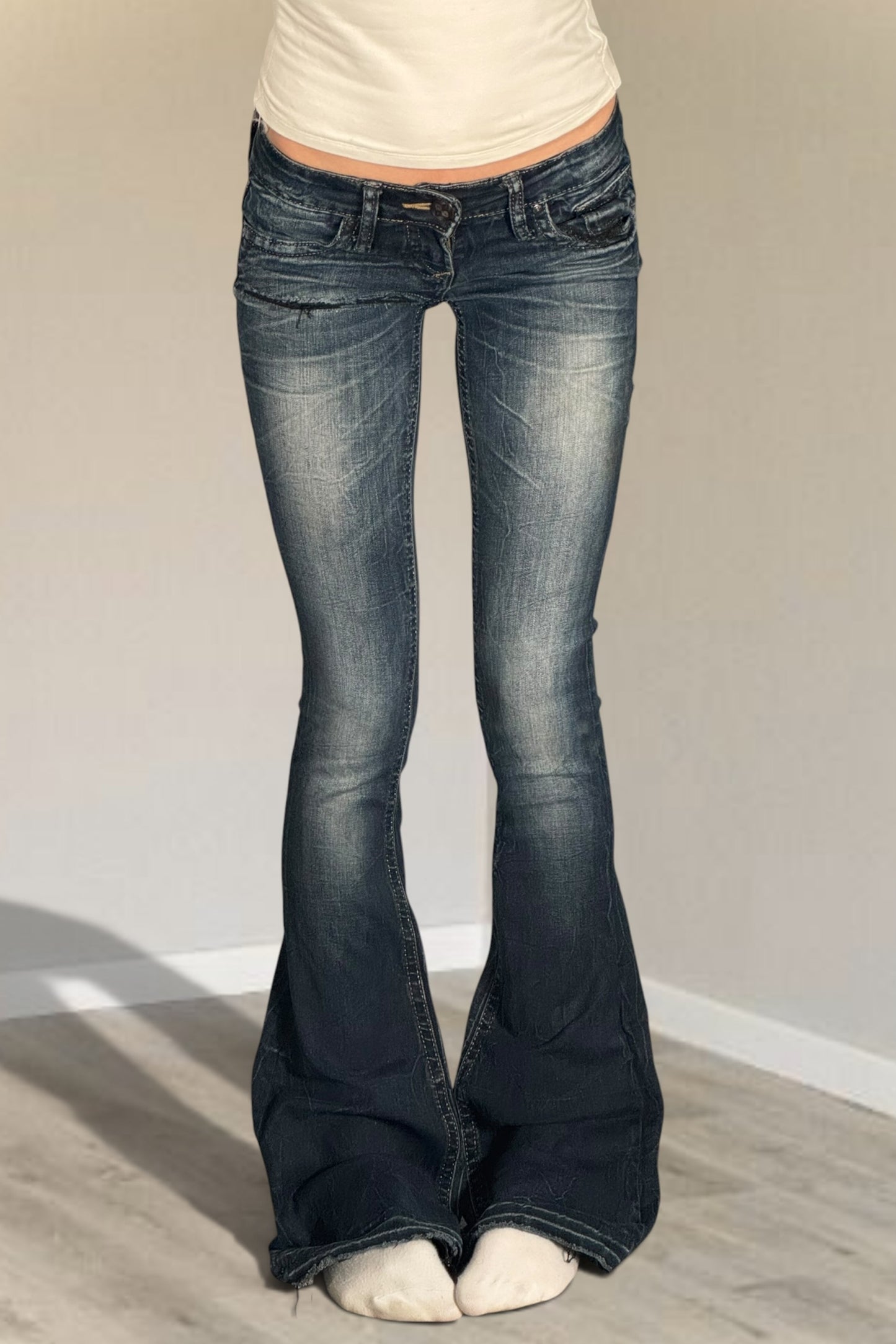 Lågmidjade jeans stl: XS