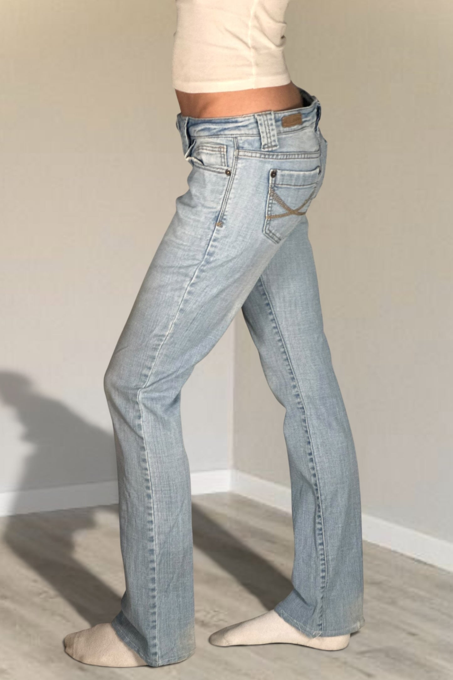 Lågmidjade jeans stl: S