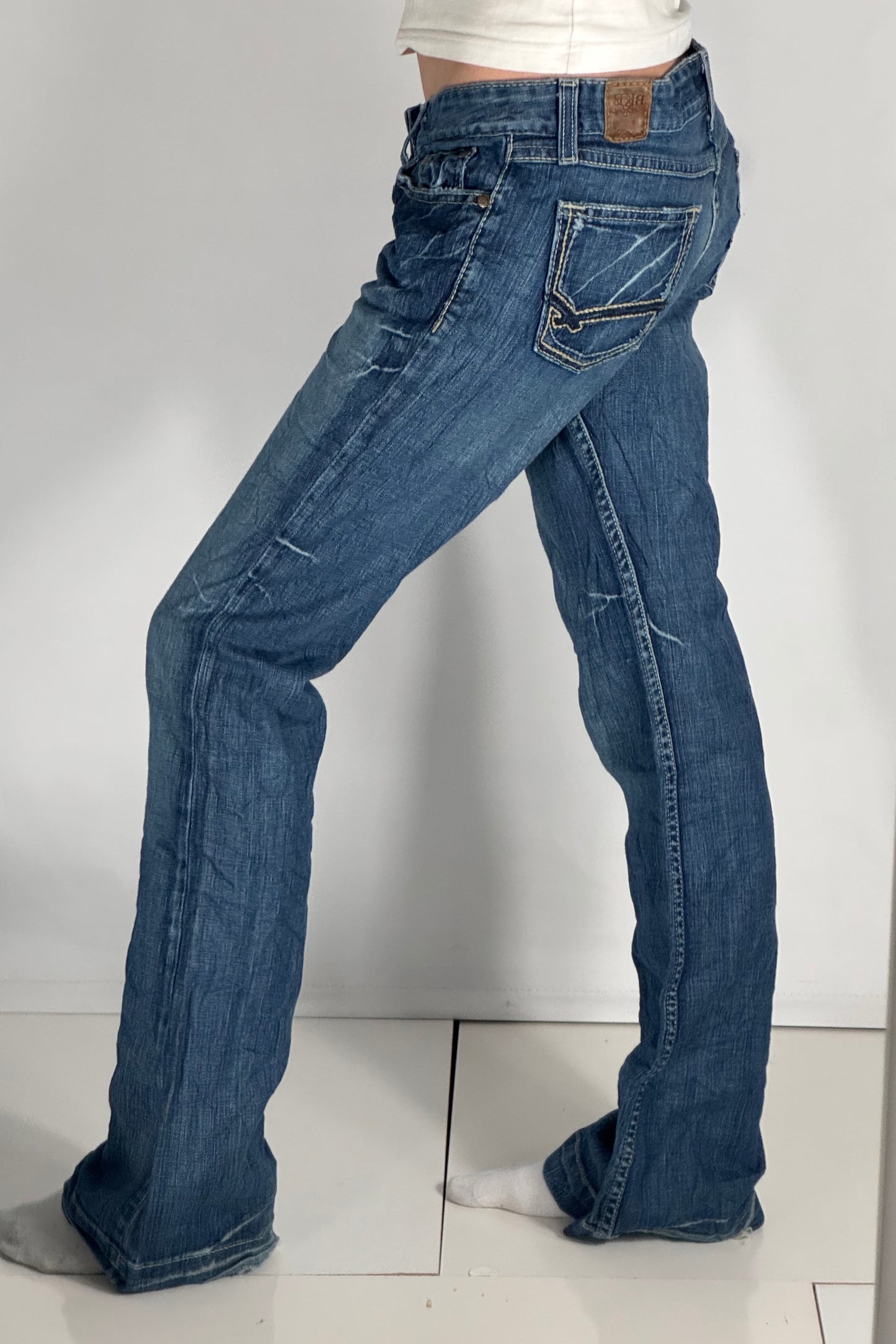 Lågmidjade jeans stl: S