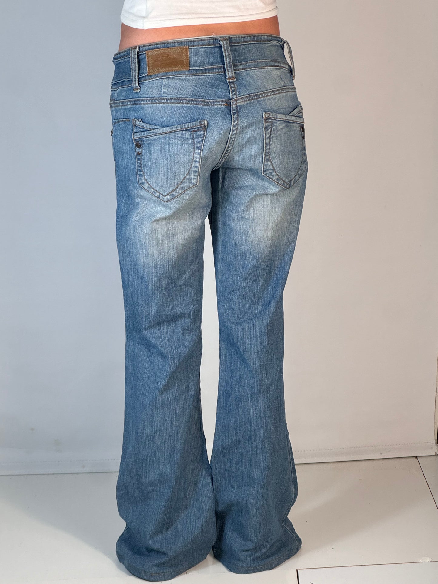 Lågmidjade jeans stl: S
