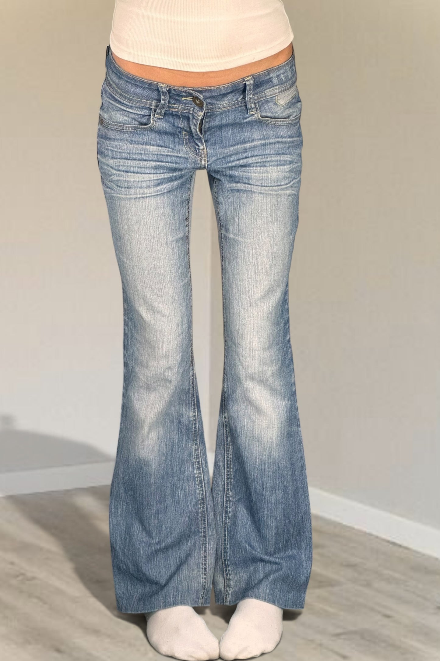 Lågmidjade jeans stl: XS