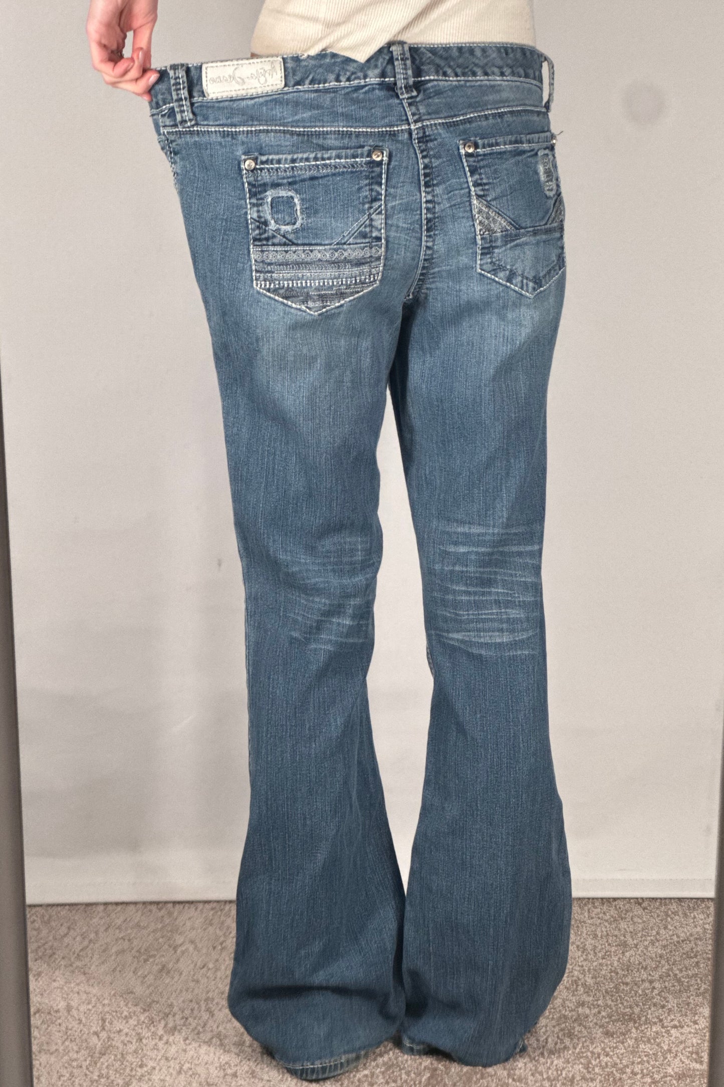 Lågmidjade jeans stl: L