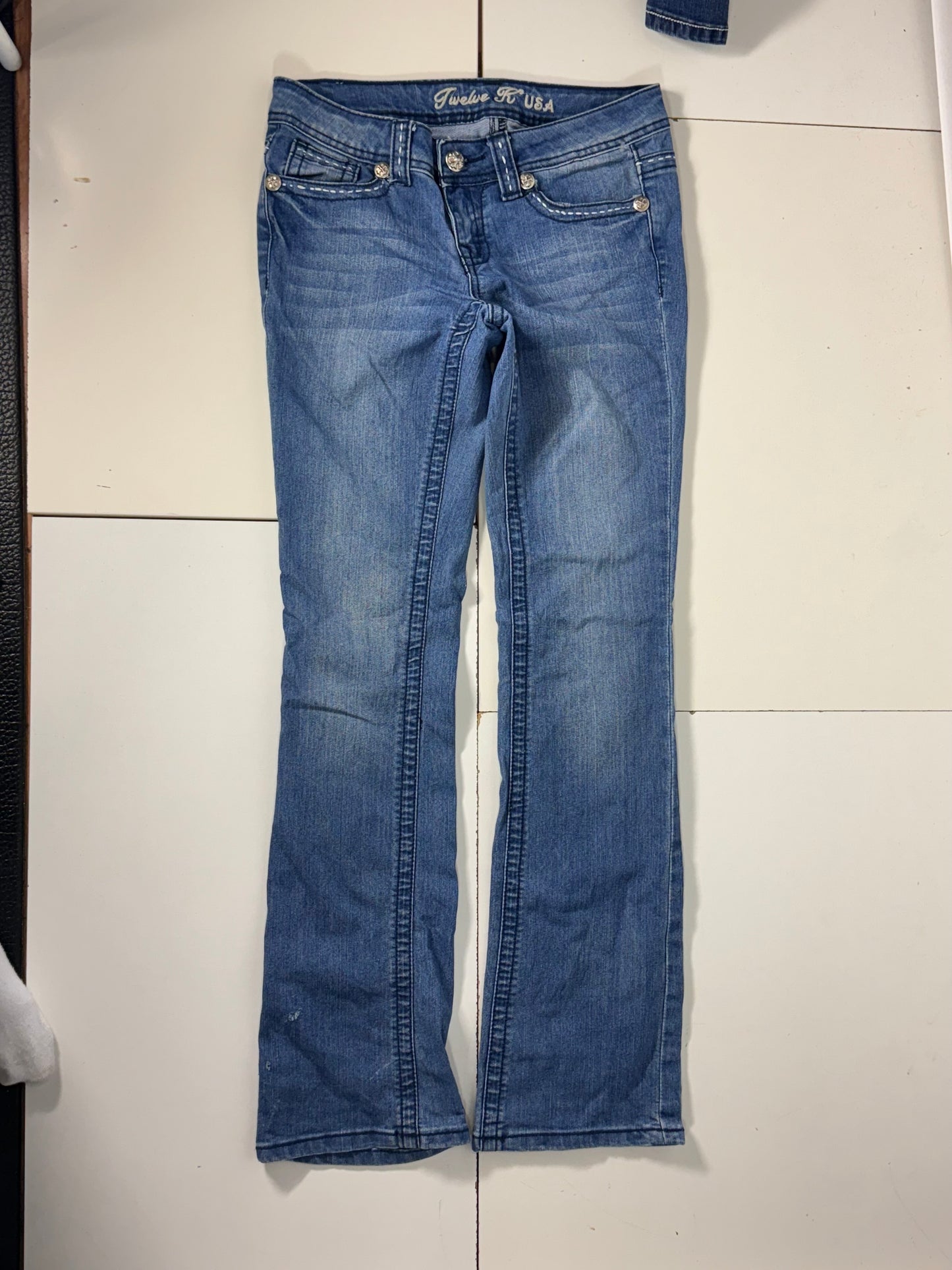 Lågmidjade jeans stl: XS