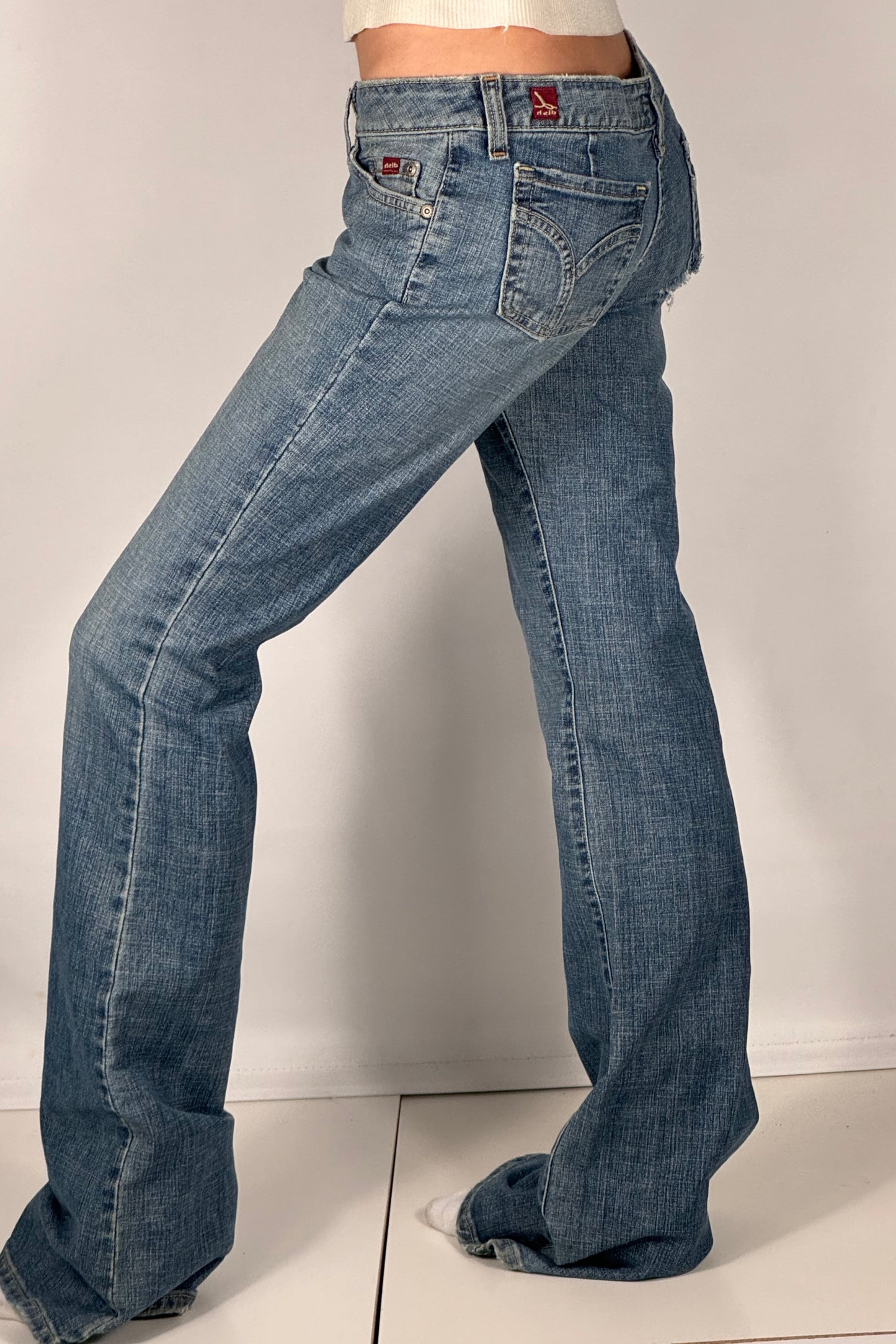 Lågmidjade jeans stl: S