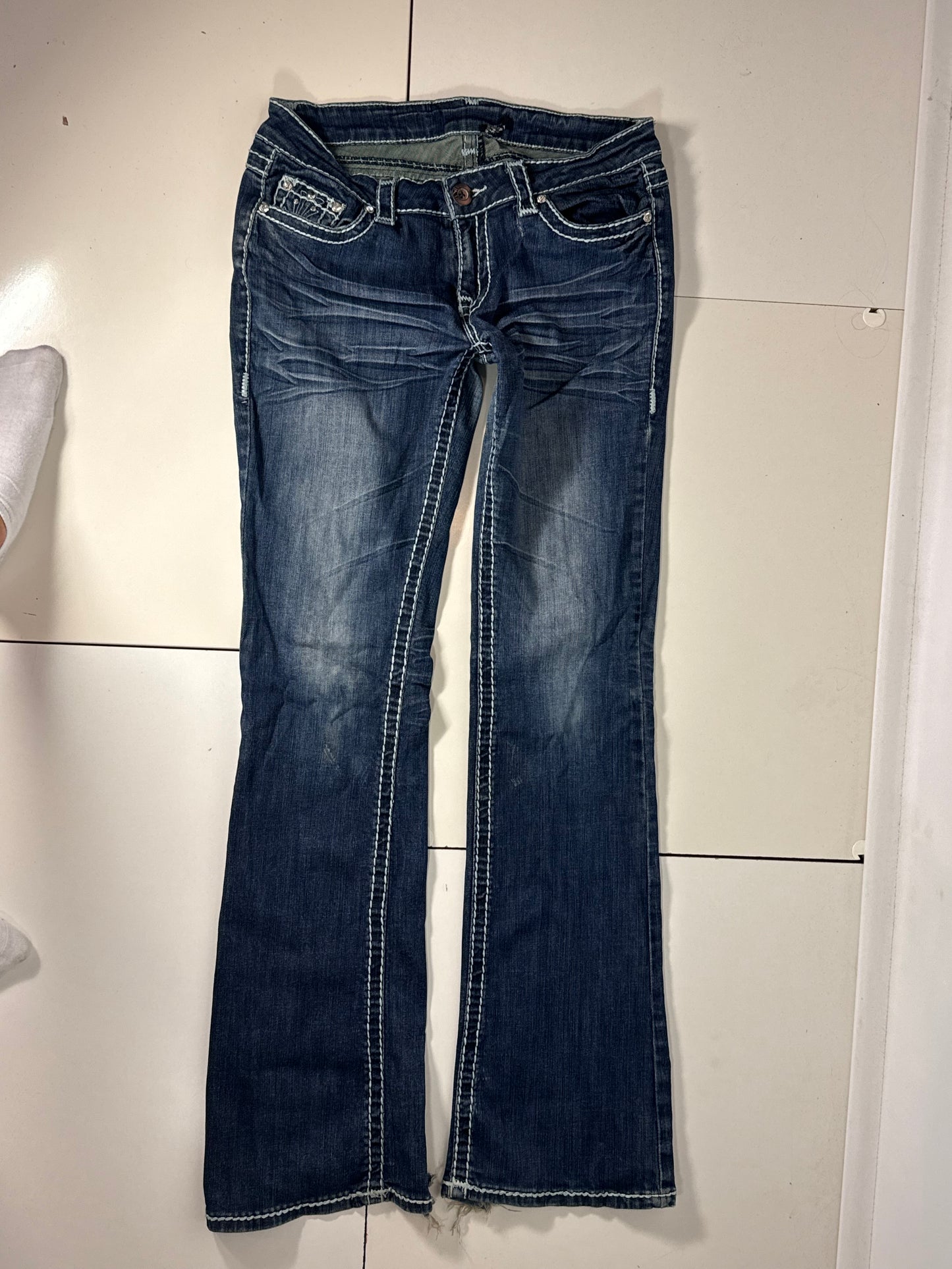 Lågmidjade jeans stl: M