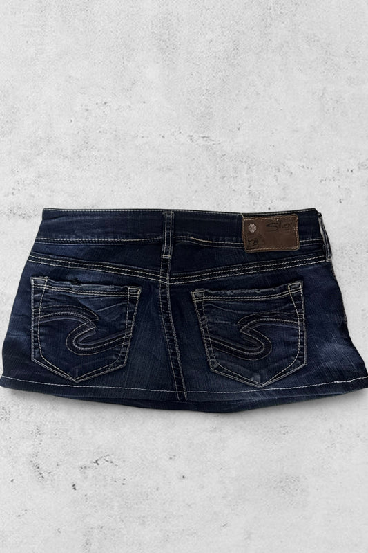 Jeans kjol stl: S
