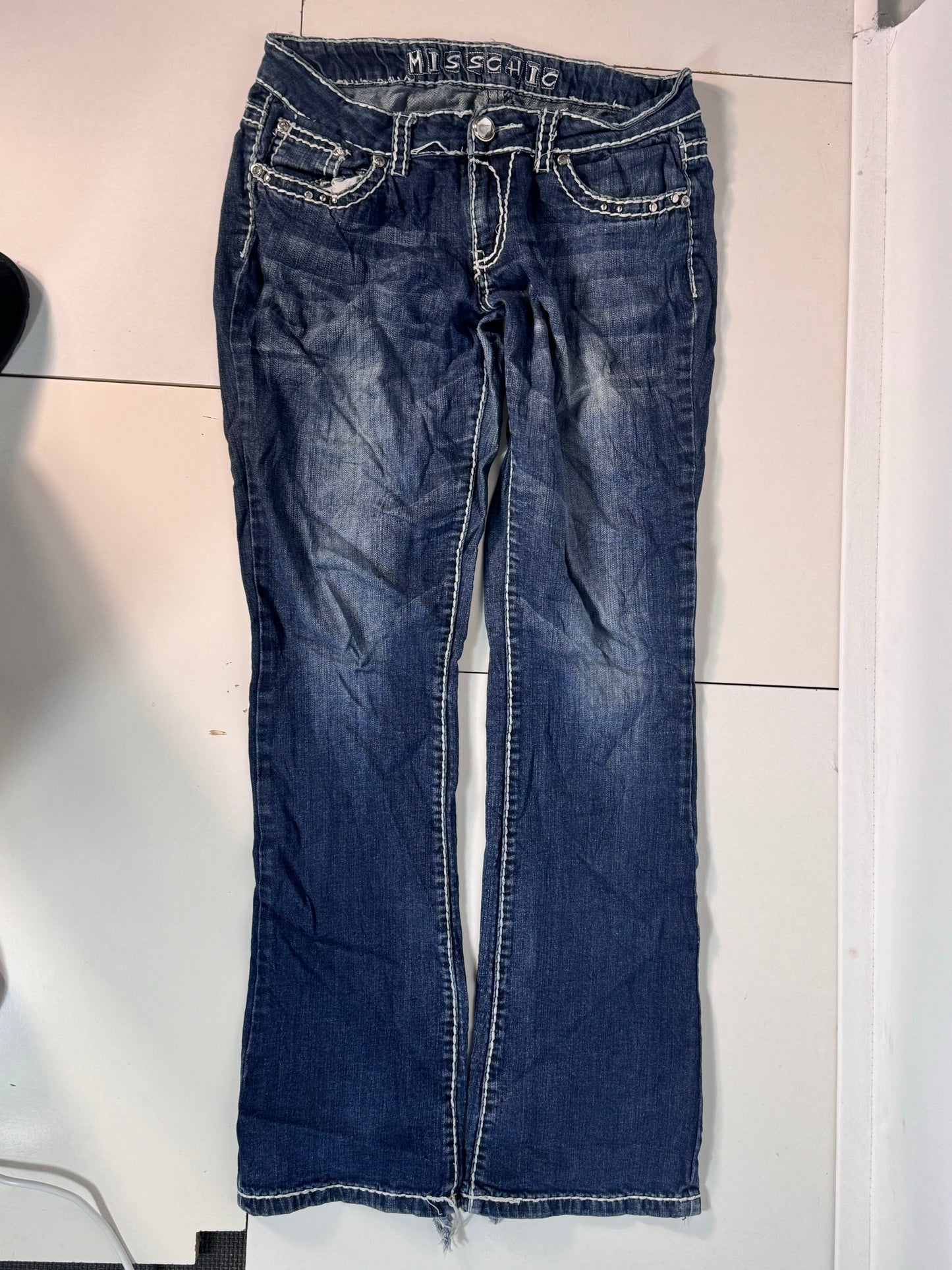 Lavt liv jeans str: S/M