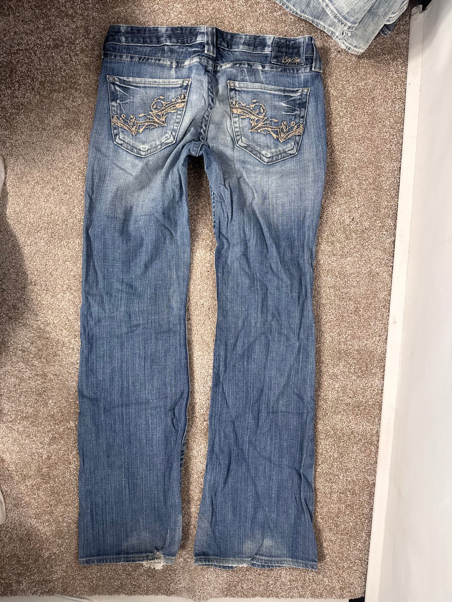 Lågmidjade jeans stl: S