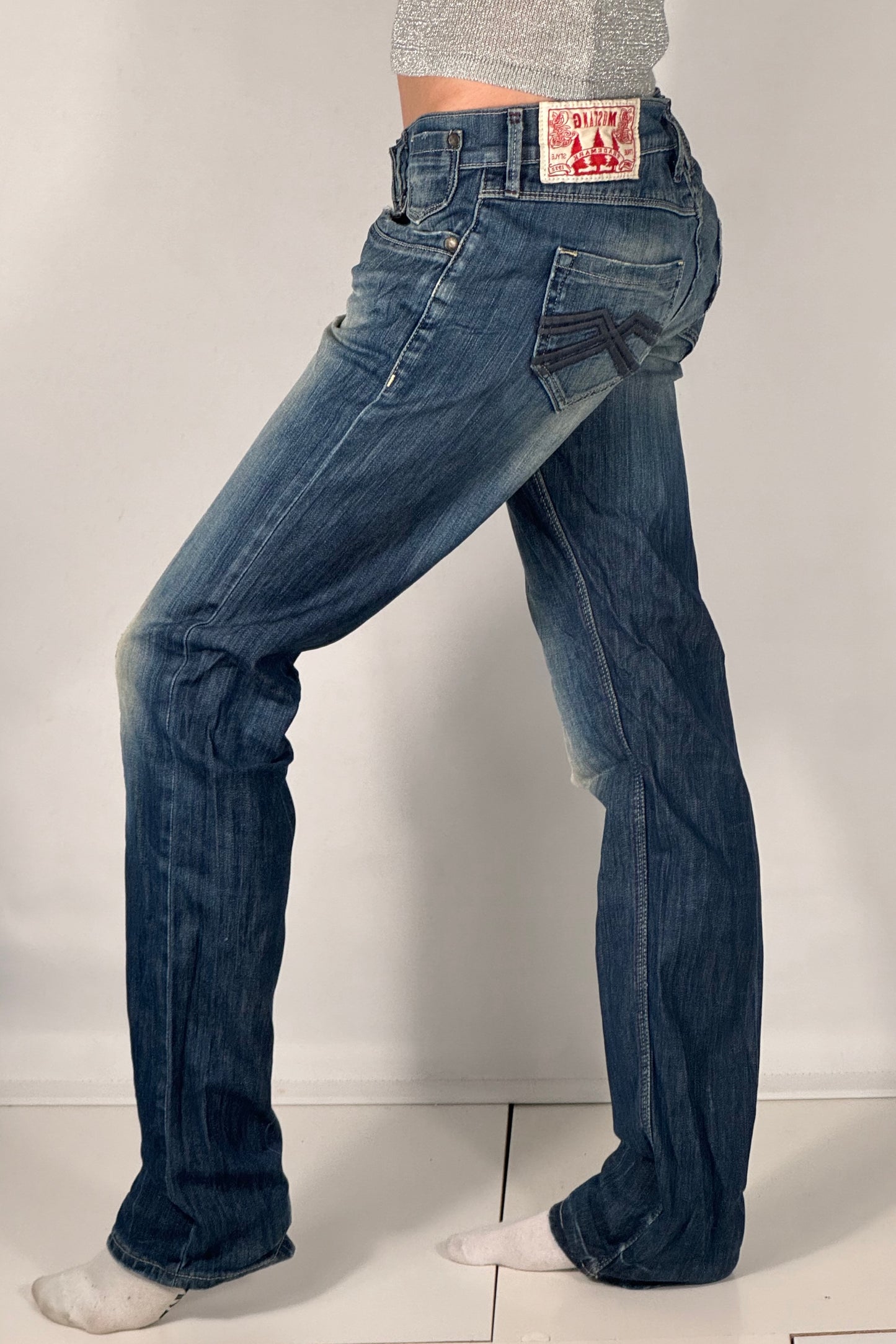 Lågmidjade jeans stl: S