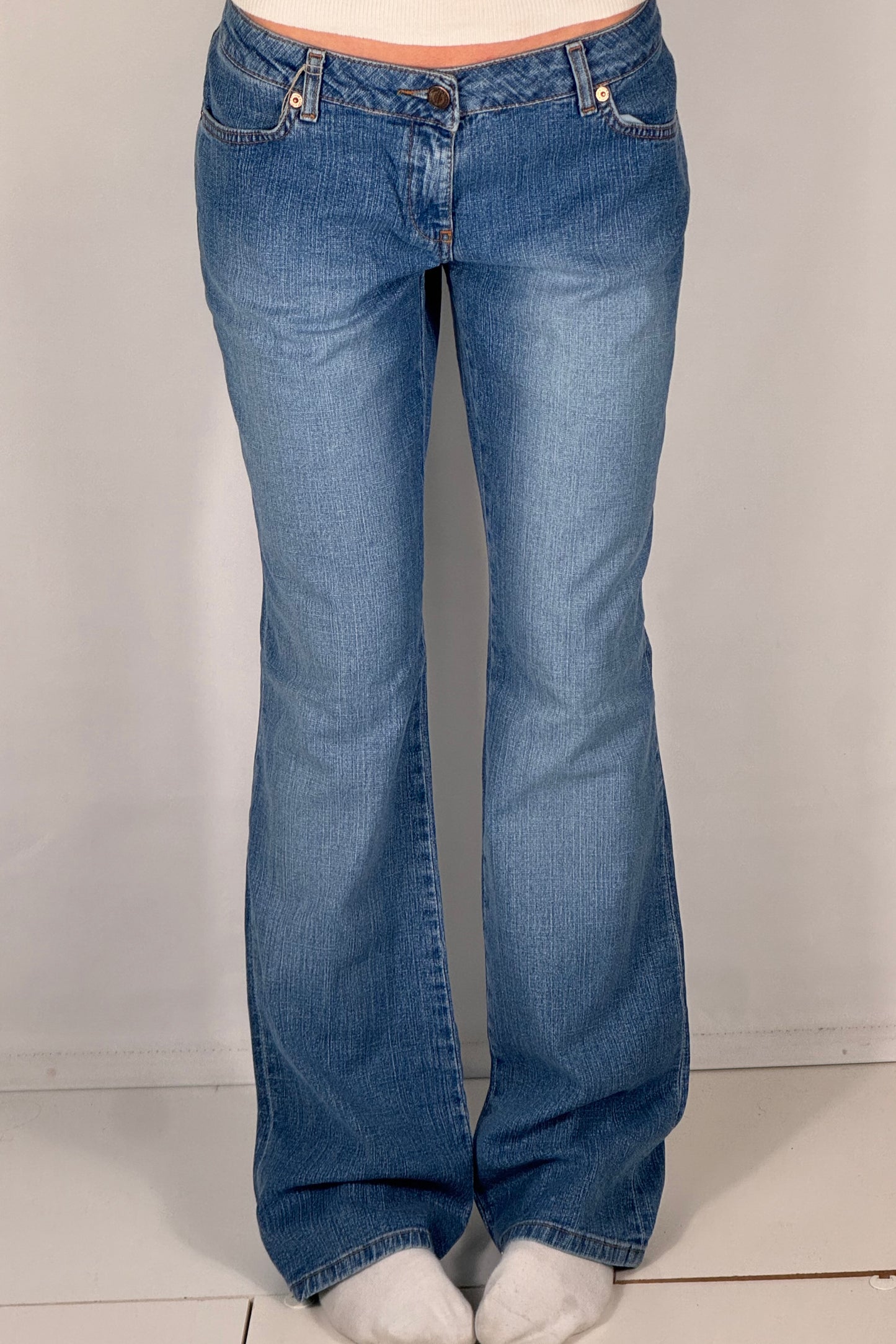 Lågmidjade jeans stl: S