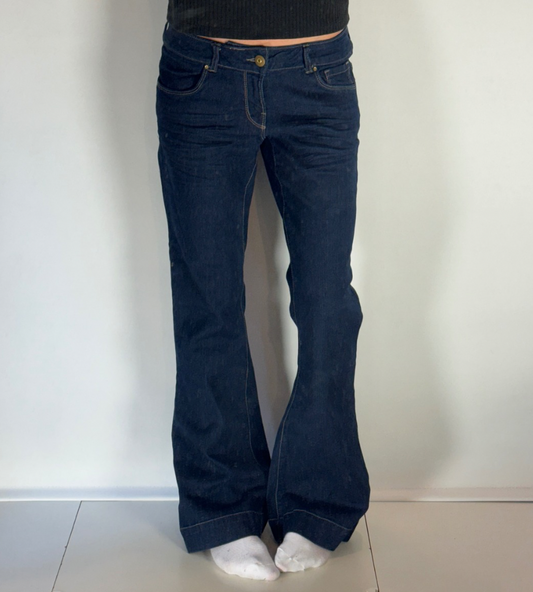 Lågmidjade jeans–stl: M