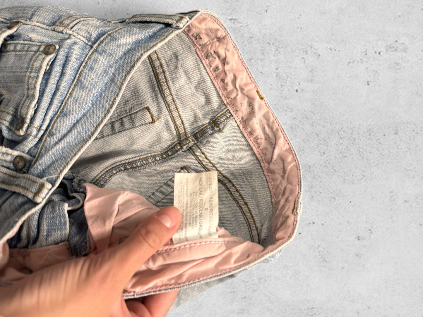 Lågmidjade jeans stl: XXS