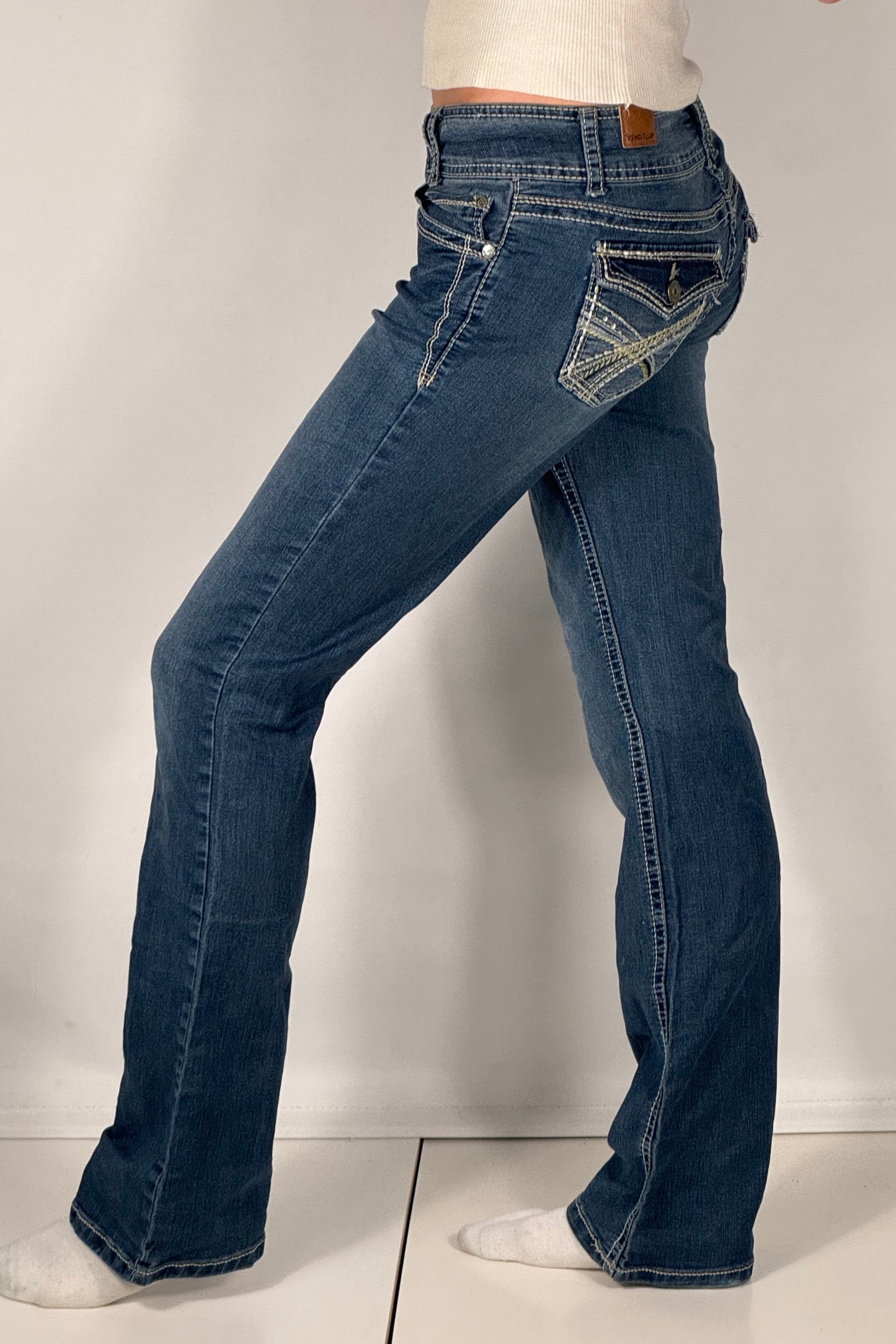 Lågmidjade jeans stl:
