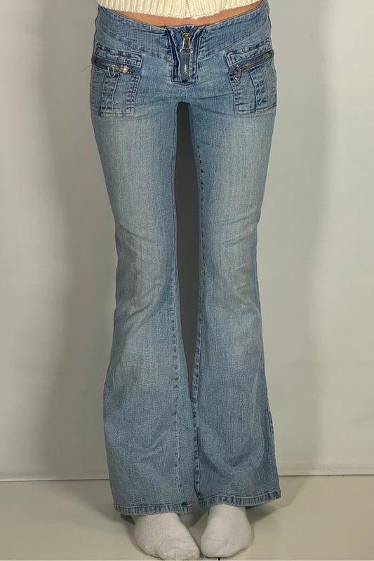 Lågmidjade jeans stl: S