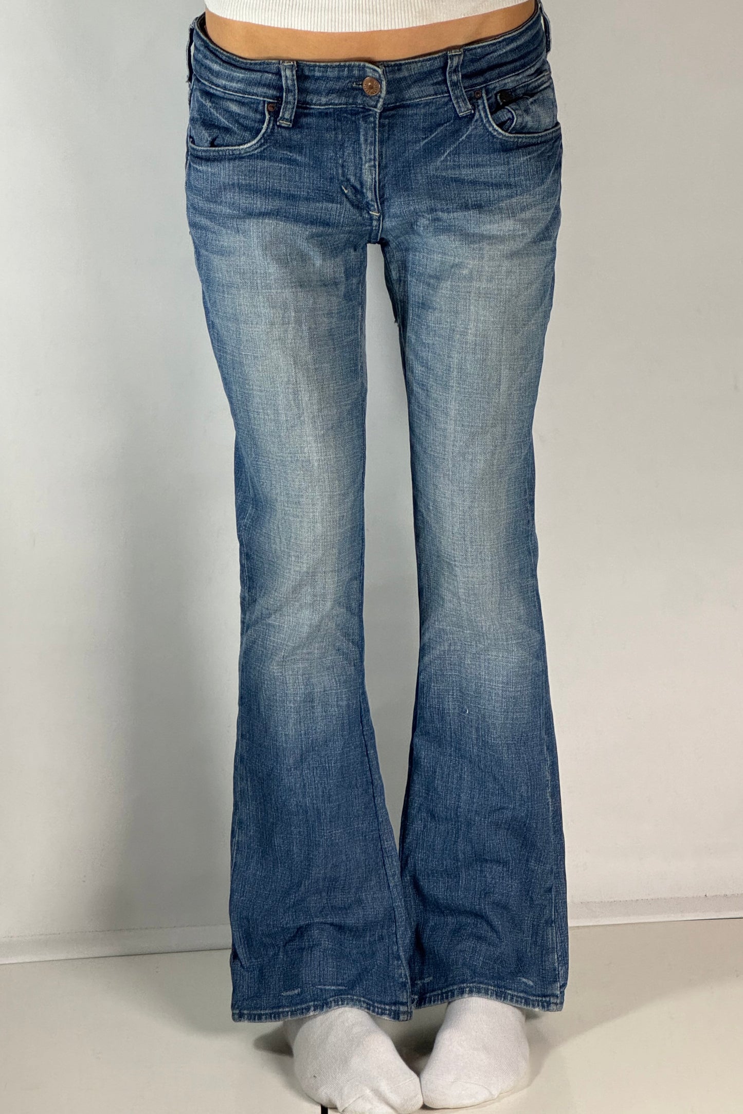 Lågmidjade jeans stl: S