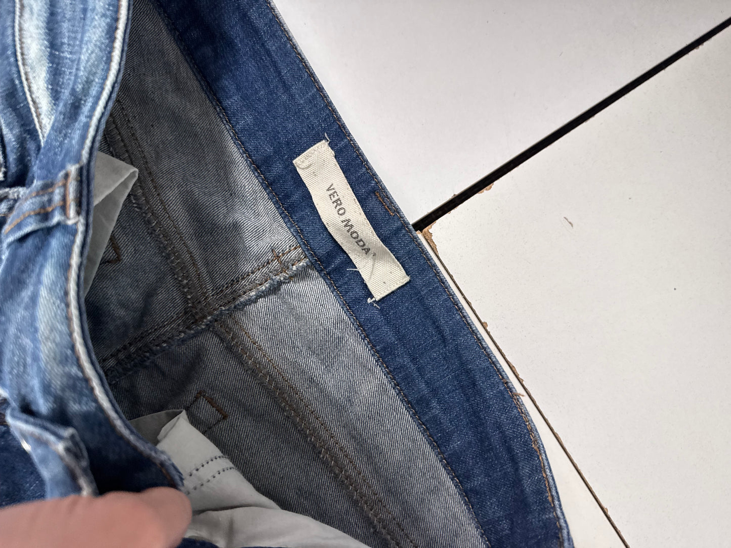 Lågmidjade jeans stl: S