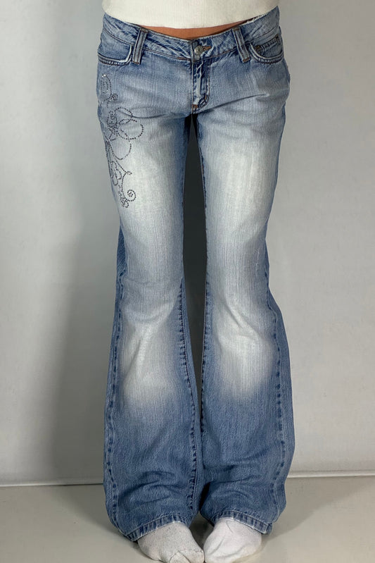 Lågmidjade jeans stl: M
