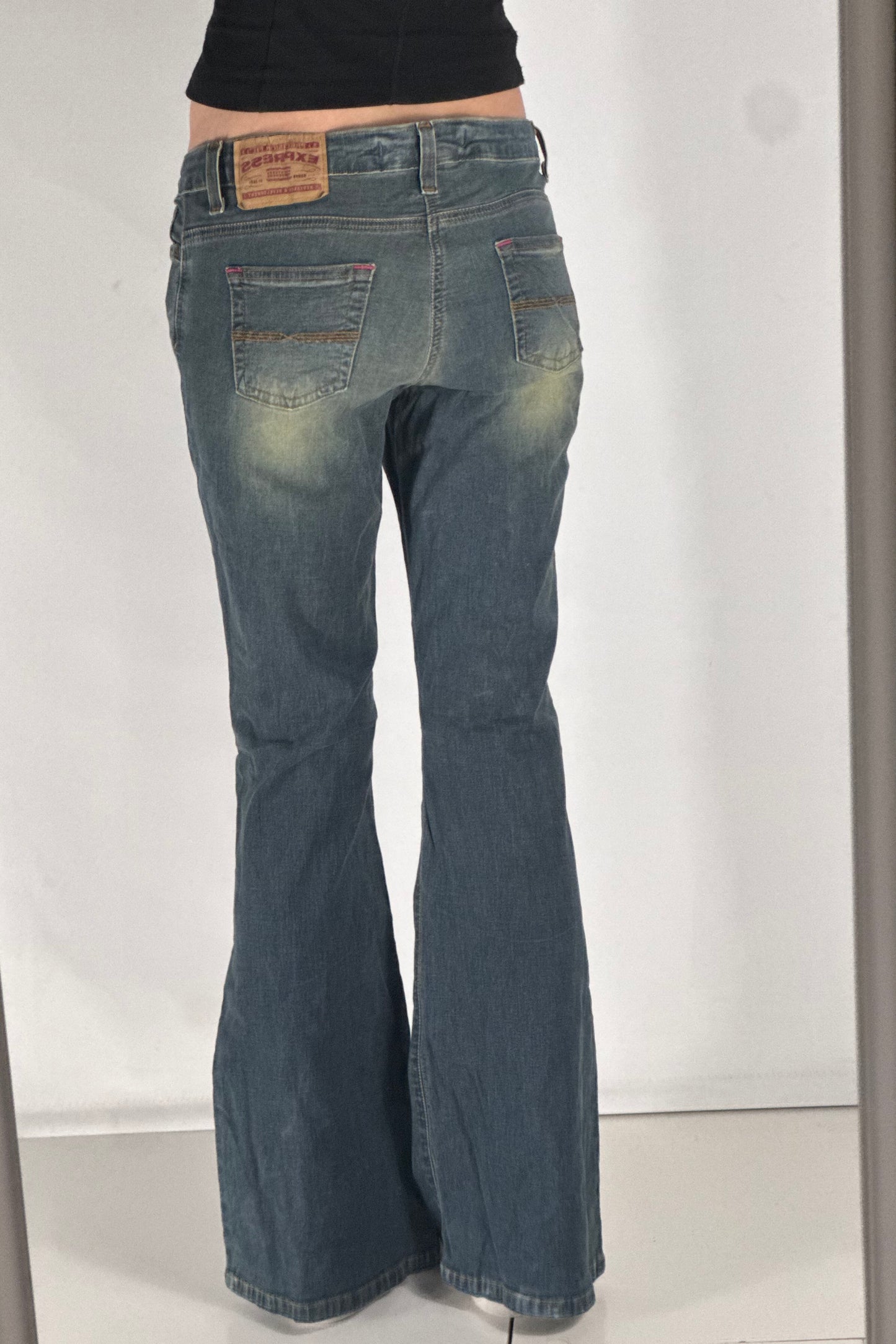 Lågmidjade jeans stl: S
