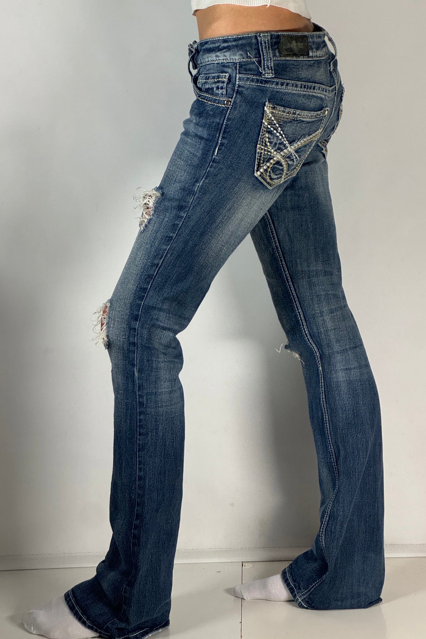 Lågmidjade jeans stl: S