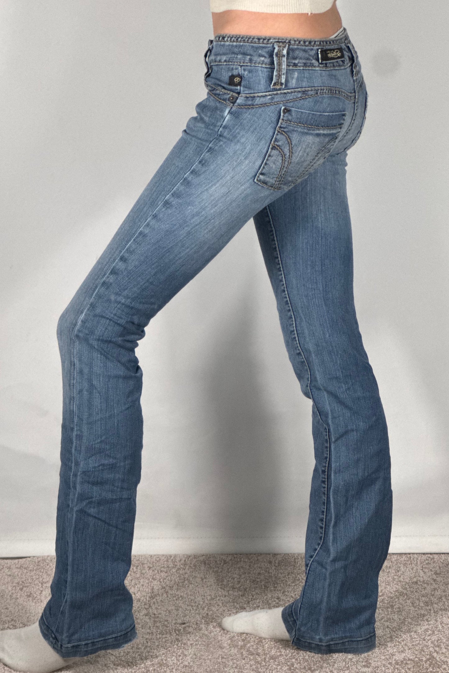 Lågmidjade jeans stl: XXS