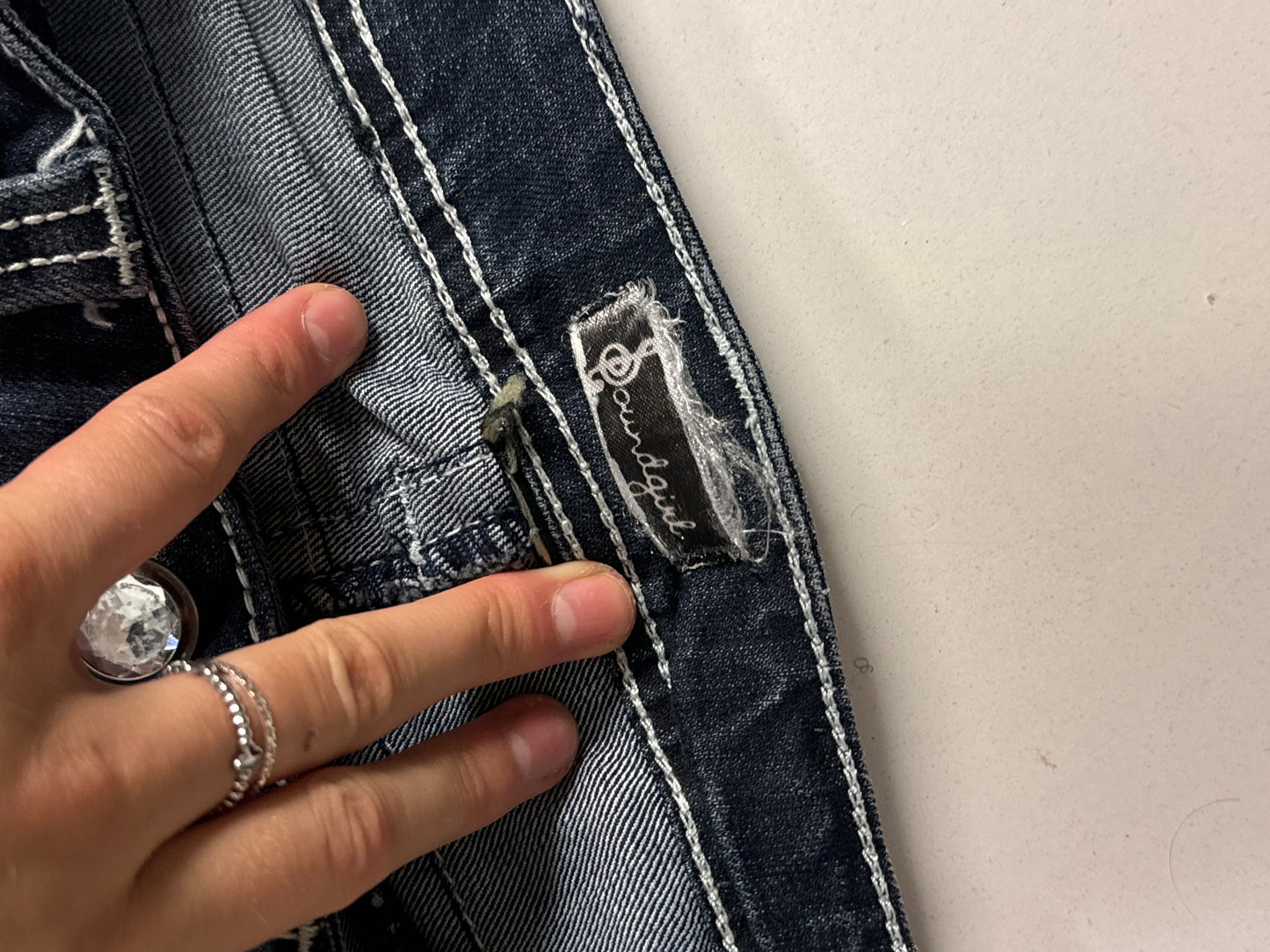 Lågmidjade jeans stl: XS